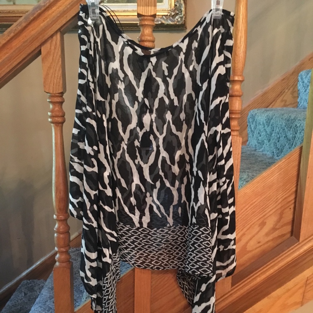 FYLO sheer tunic